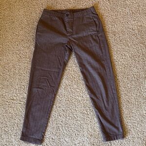 Men's Herringbone Brown Pants
